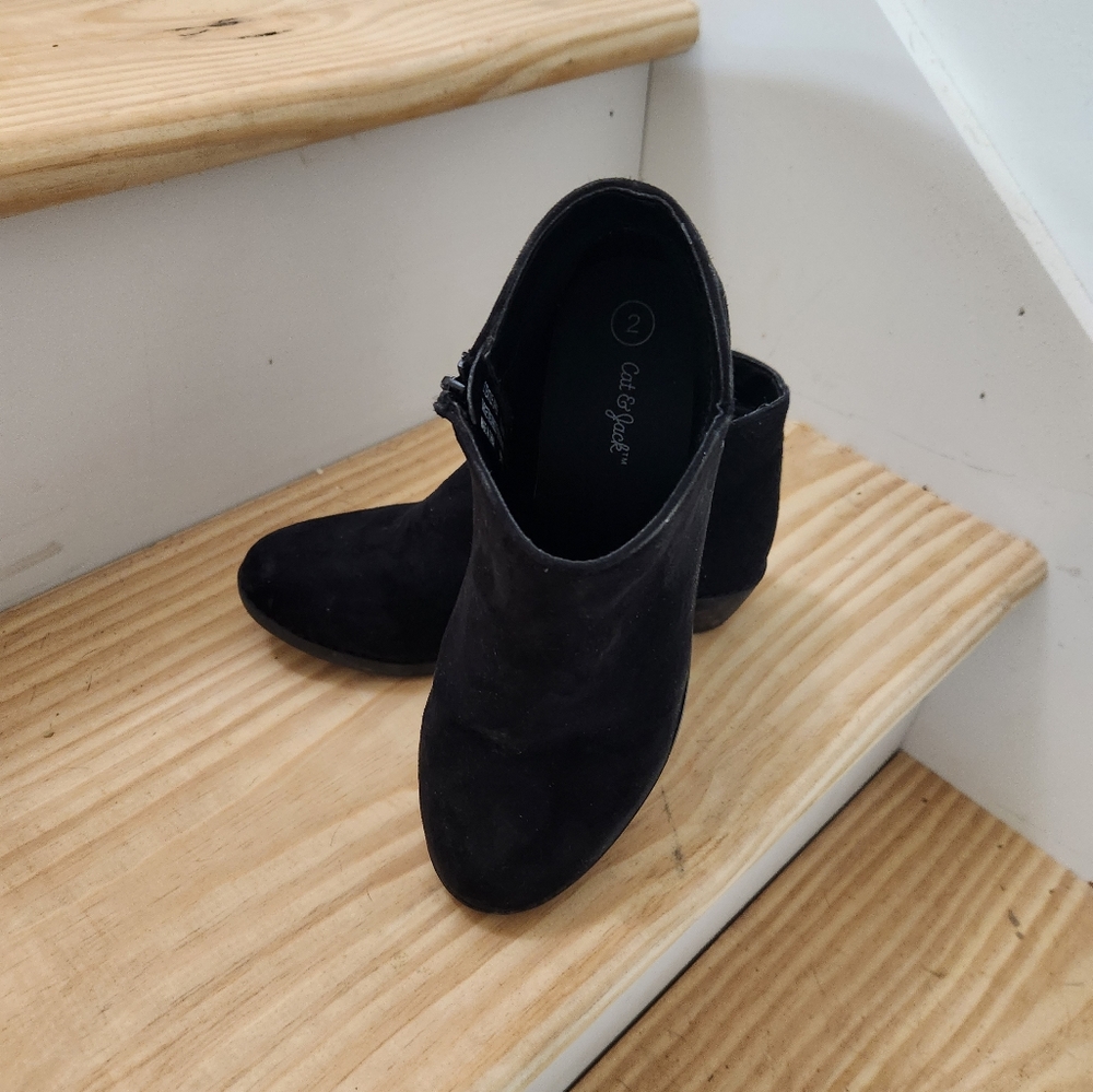 Girls Suede Booties